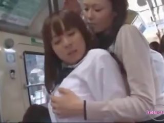 Teenager Getting Her Tits And Ass Rubbed parking Nipples Sucked On The Bus