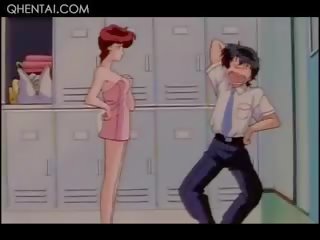 Hentai School lover Flashing marvelous Boobs To Her desiring Coed